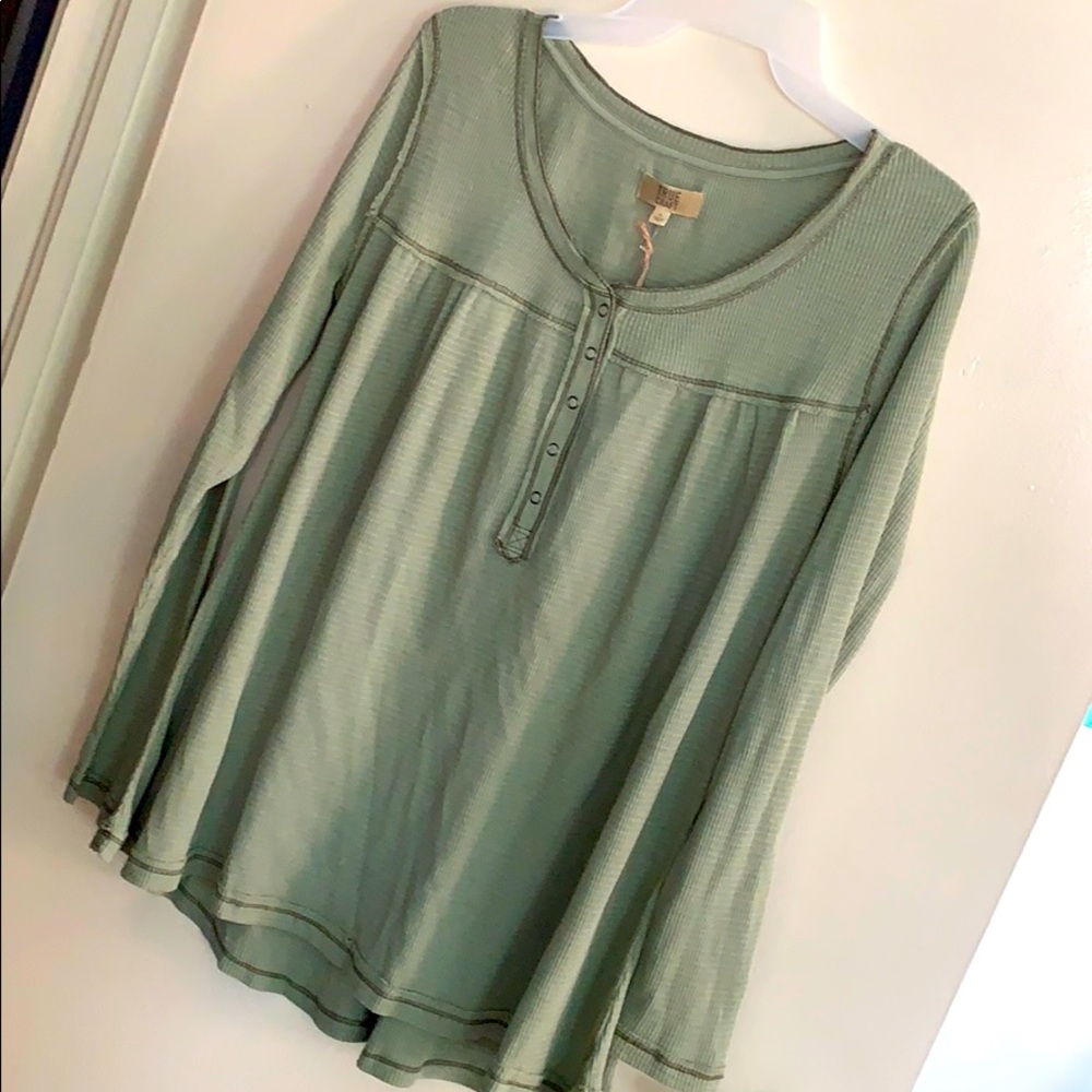 True Craft Thermal Maternity Long Sleeve Green